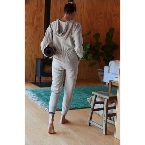 Free People x Hatch Warm Up Jumpsuit Heather Grey Size XS NWT 198215466633 - Picture 2 of 4